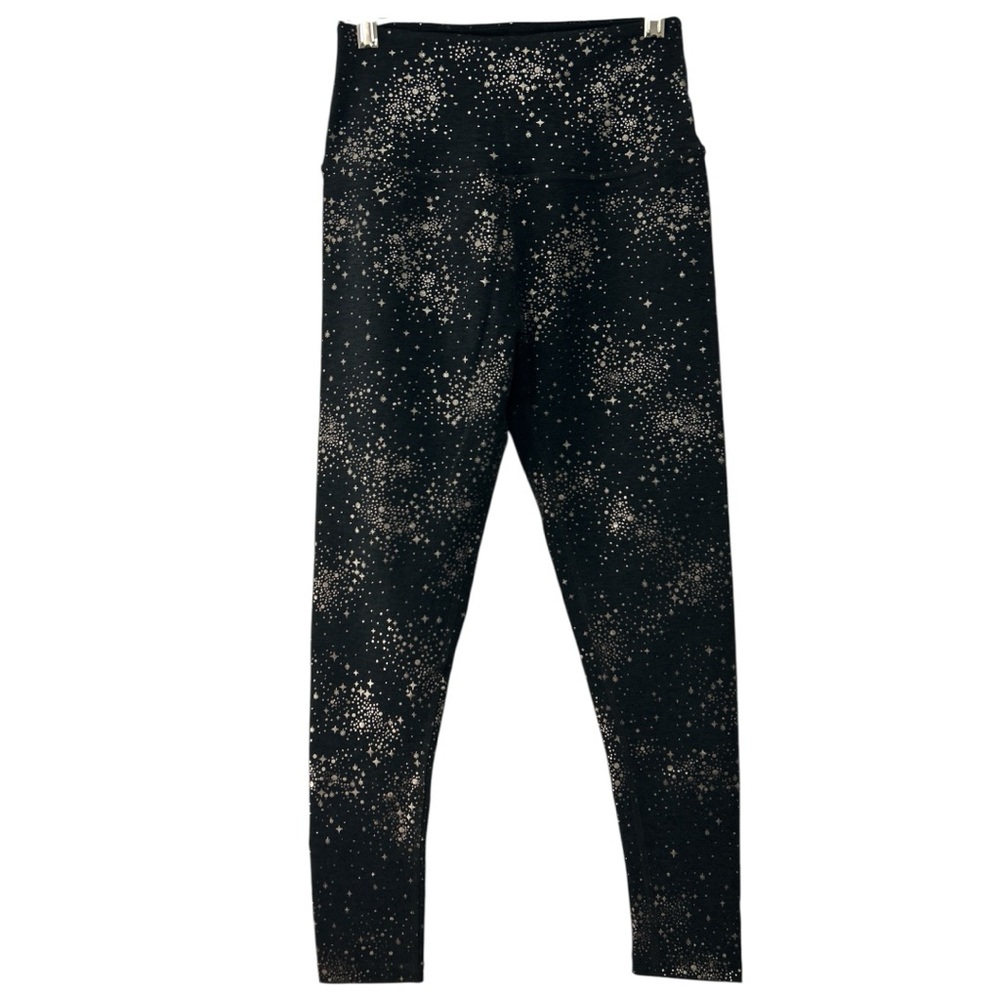 Beyond Yoga Leggings black with silver sparkle